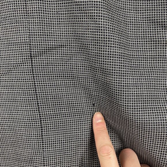 Canali Italy Blue Label Super 130 White / Black Abstract AOP Two Button Suit 54L - Picture 16 of 16